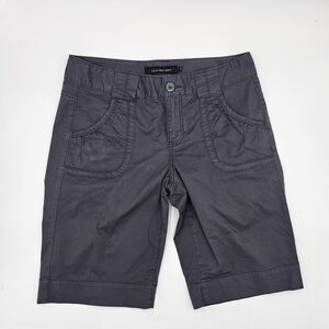 Calvin Klein Jeans Size 8 Womens Bermuda Dark Grey Shorts Y2K Gorpcore Cargo 90s
